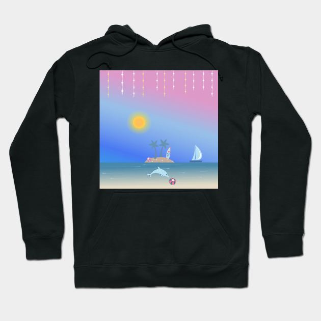 Beach Life Hoodie by Countryside